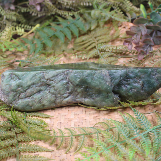 Freeform Kawakawa Pounamu Sculpture