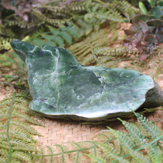 Freeform Kawakawa Pounamu Sculpture