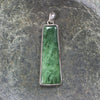 Kawakawa pounamu sterling silver pendant