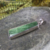 Kawakawa pounamu sterling silver pendant
