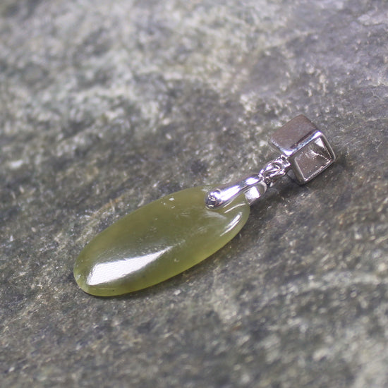 Sterling silver hapopo pounamu pendant