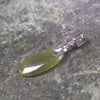 Sterling silver hapopo pounamu pendant