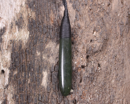 Kawakawa Pounamu Roimata Pendant - NZ Greenstone