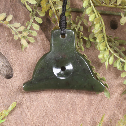 Rimu Pounamu Dog Whistle Pendant - NZ Greenstone