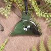 Hapopo Pounamu Dog Whistle Pendant - NZ Greenstone