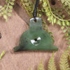 Hapopo Pounamu Dog Whistle Pendant - NZ Greenstone