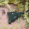 Dog Whistle carved from Kawakawa Pounamu - NZ Greenstone