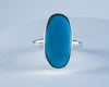 Kingman Mine Turquoise Sterling Silver Ring S8 (S597)
