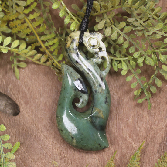 Manaia carved from Raukaraka Pounamu - NZ Greenstone