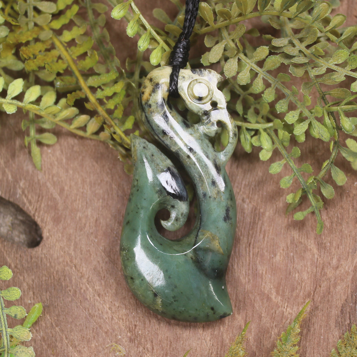 Manaia carved from Raukaraka Pounamu - NZ Greenstone