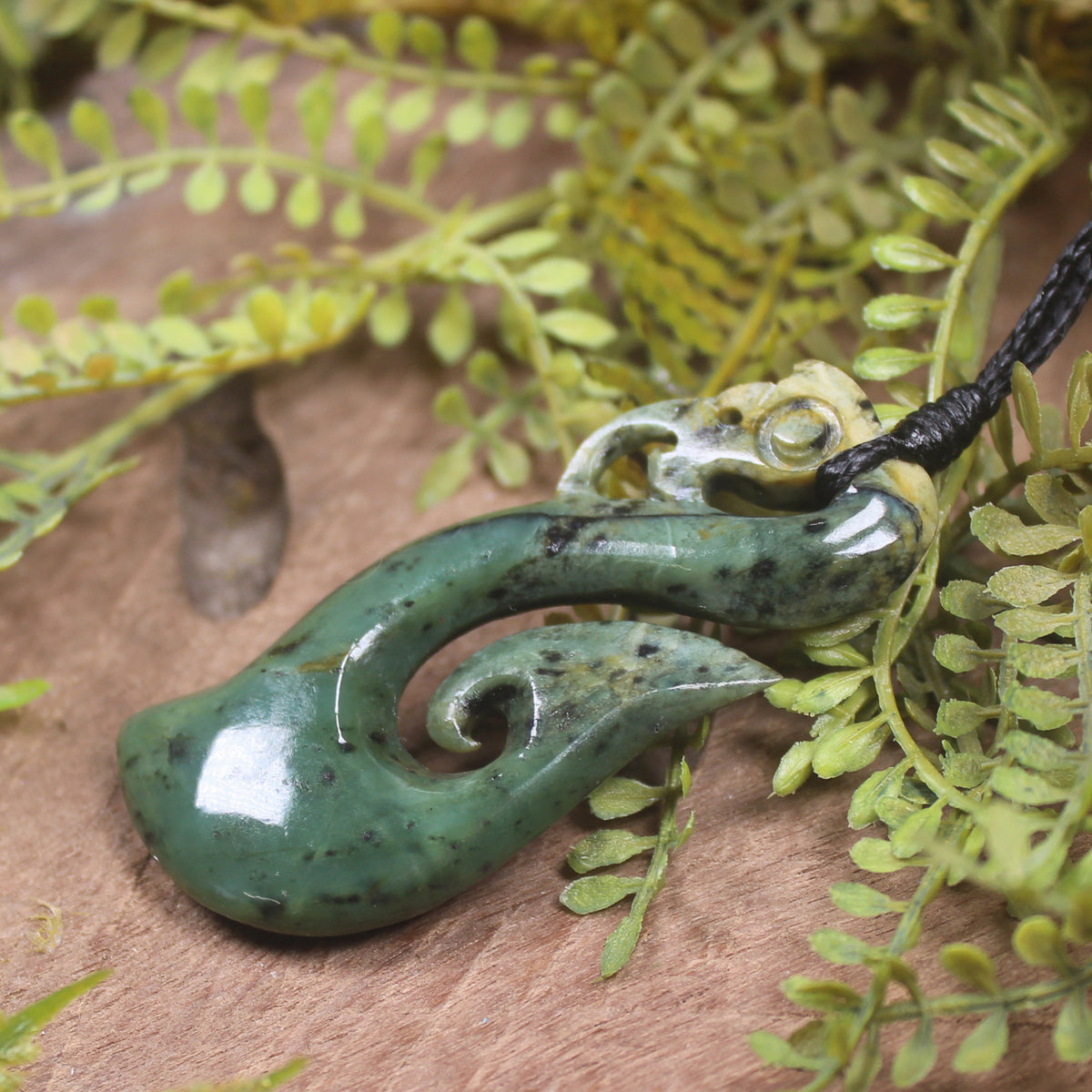 Manaia carved from Raukaraka Pounamu - NZ Greenstone