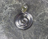Sterling Silver and Pounamu Koru Pendant