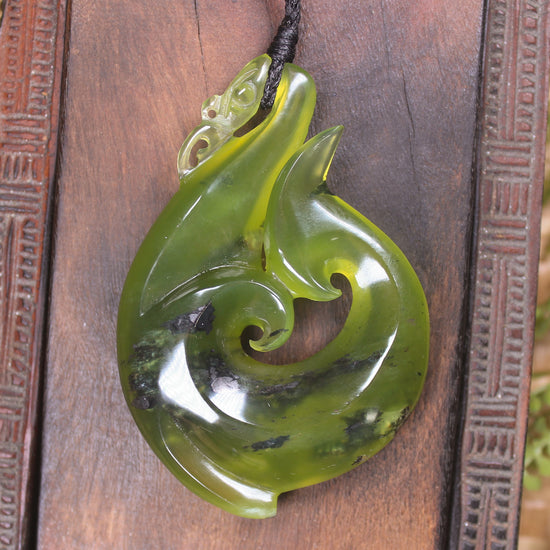 Tangiwai Pounamu Manaia pendant - NZ Greenstone