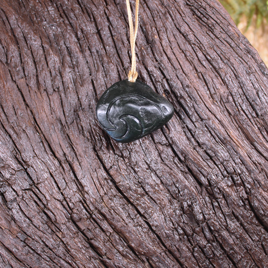 Freeform Pounamu pendant