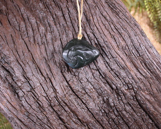 Freeform Pounamu pendant