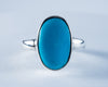 Kingman Mine Turquoise Sterling Silver Ring S8