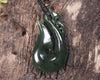 Kawakawa Pounamu Manaia pendant - NZ Greenstone