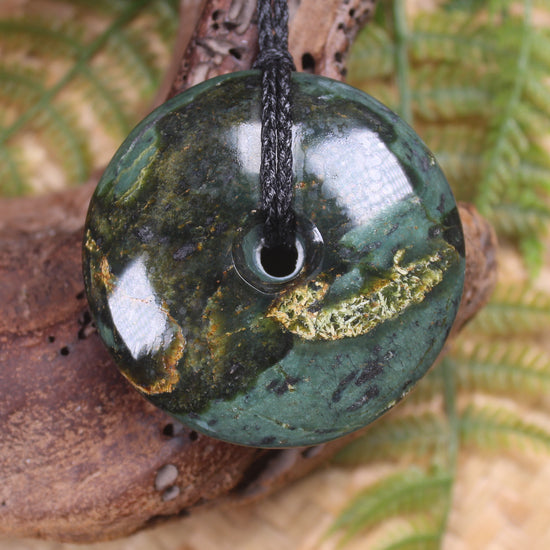 Porowhita carved from NZ Serpentine