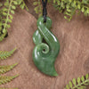Twist carved from Hapopo Pounamu - NZ Greenstone
