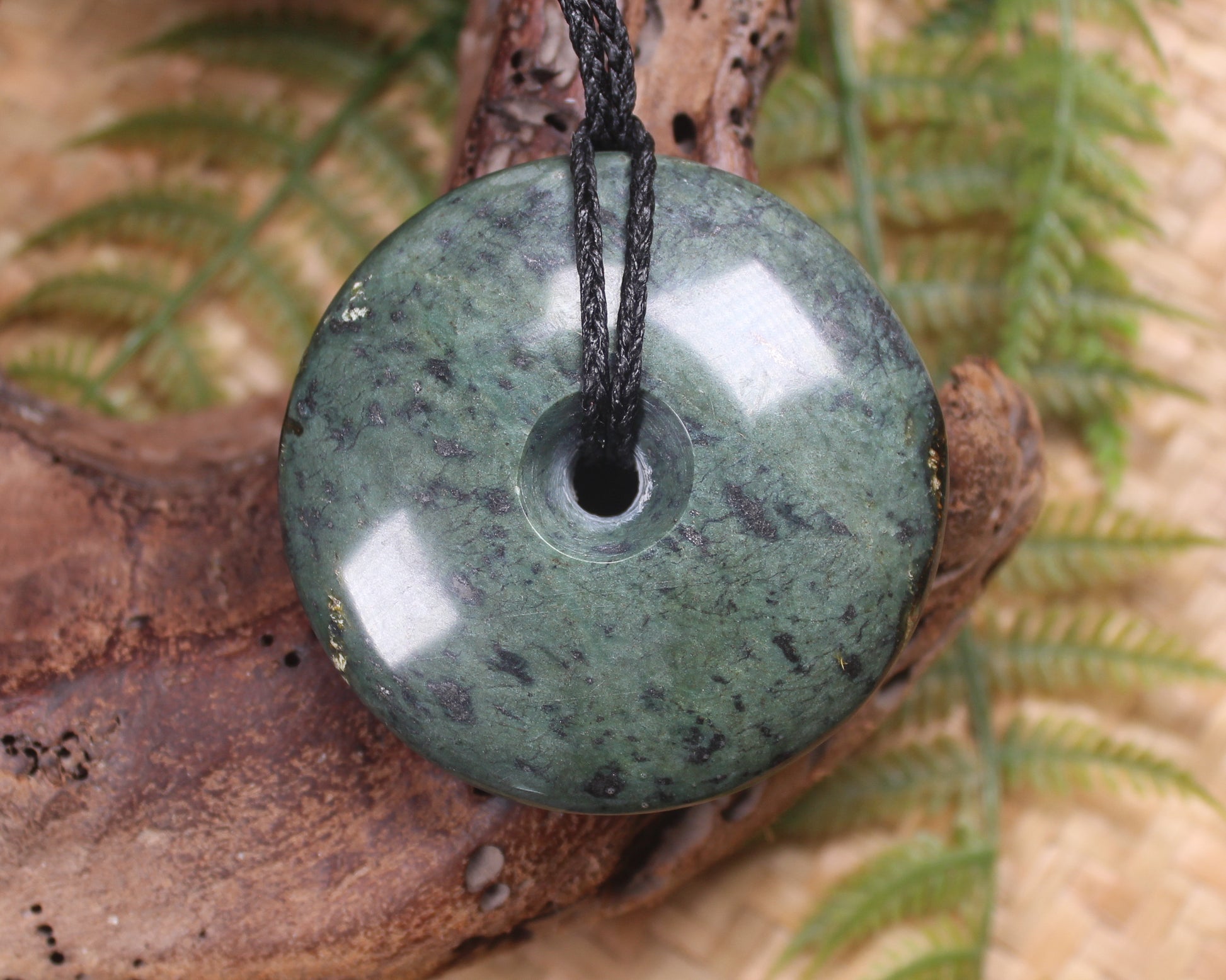 Porowhita carved from NZ Serpentine