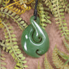Twist carved from Hapopo Pounamu - NZ Greenstone