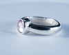 Pink Tourmaline sterling silver ring