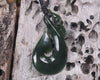Kawakawa Pounamu Manaia pendant - NZ Greenstone