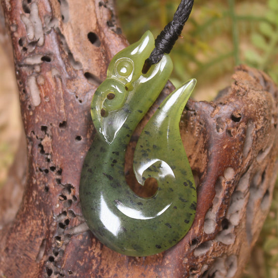 Tangiwai Pounamu Manaia pendant - NZ Greenstone