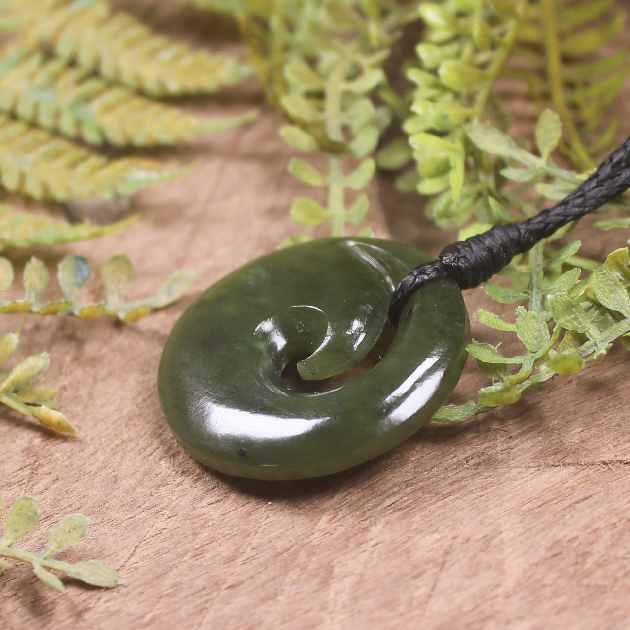 Hapopo Pounamu Koru - NZ Greenstone