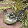 Manaia pendant carved from Rimu Pounamu - NZ Greenstone