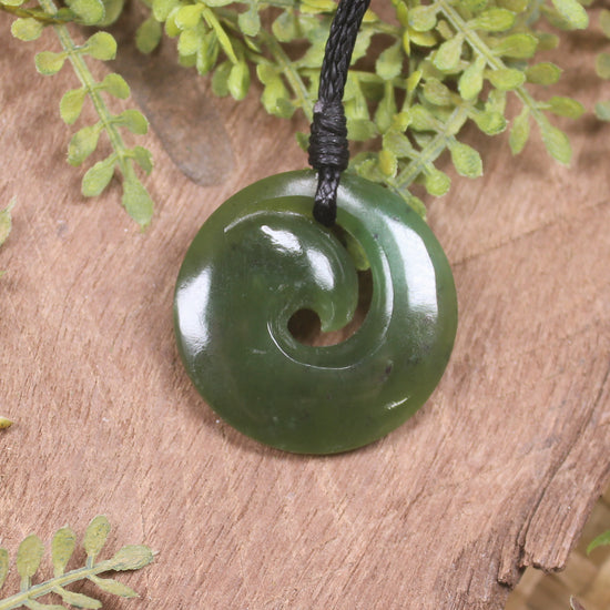 Hapopo Pounamu Koru - NZ Greenstone