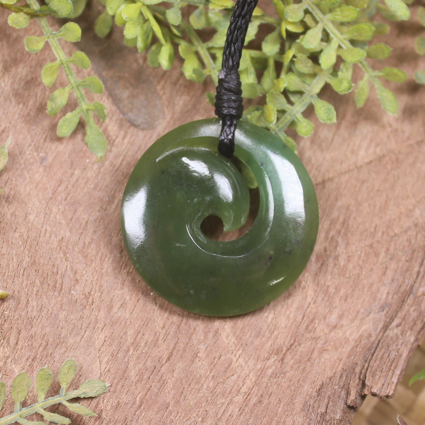 Hapopo Pounamu Koru - NZ Greenstone