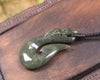 Manaia pendant carved from NZ Serpentine