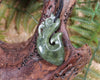 Manaia pendant carved from NZ Serpentine