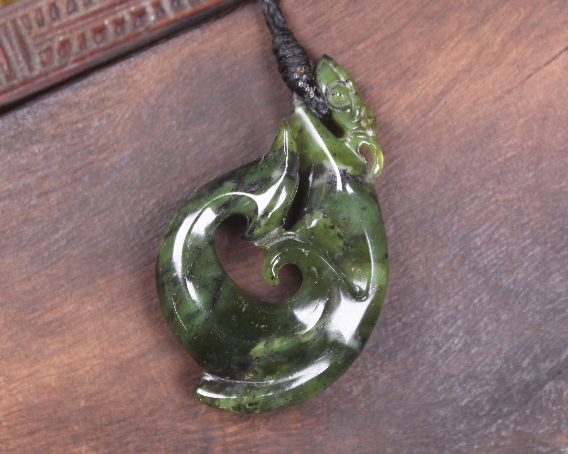 Douglas Creek Pounamu Manaia pendant - NZ Greenstone
