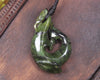 Douglas Creek Pounamu Manaia pendant - NZ Greenstone