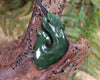 Manaia carved from Kawakawa Pounamu - NZ Greenstone