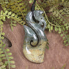 Manaia carved from Raukaraka Pounamu - NZ Greenstone