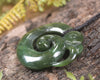 Koropepe carved from Kawakawa Pounamu - NZ Greenstone