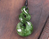Twist carved from Kawakawa Pounamu - NZ Greenstone