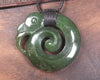 Koropepe carved from Kawakawa Pounamu - NZ Greenstone