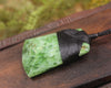 Toki or Adze Pendant carved from Flower Jade Pounamu - NZ Greenstone