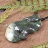 Manaia carved from Flower Jade Pounamu - NZ Greenstone