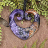 Charoite Koru Heart