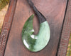 Hei Matau carved from Hapopo Pounamu - NZ Greenstone