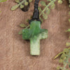 NZ Greenstone Cross pendant 