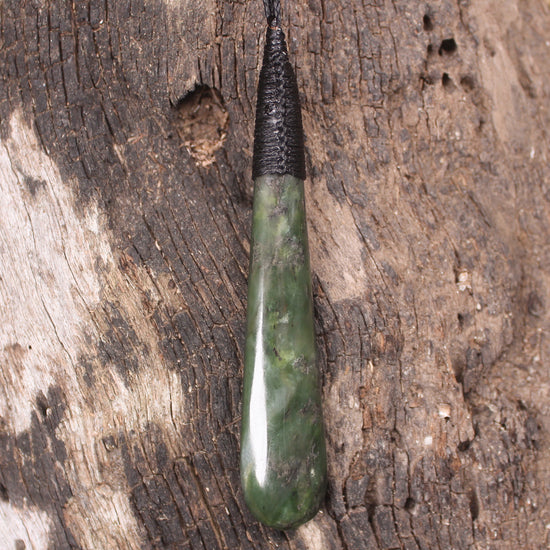 Rimu Pounamu Roimata Pendant - NZ Greenstone