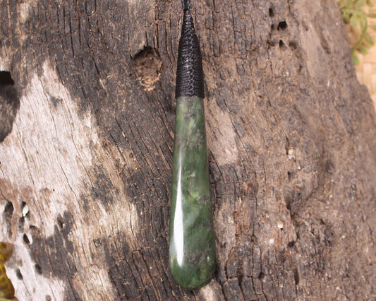 Rimu Pounamu Roimata Pendant - NZ Greenstone