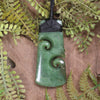 Toki with Koru pounamu pendant - NZ Greenstone