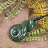 Twist carved from Hapopo Pounamu - NZ Greenstone